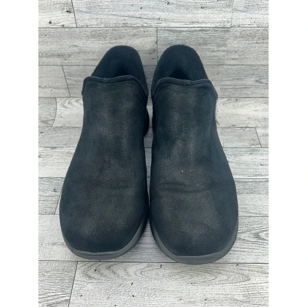 Skechers Slip-ins Relaxed Fit Easy Going Latte Black Shoes 167872 Women Sz 8.5